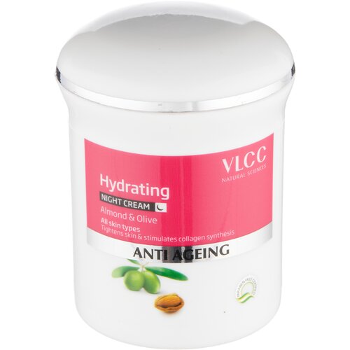 Антивозрастной омолаживающий крем для лица питательный ночной / Индия / Anti aging night cream / VLCC