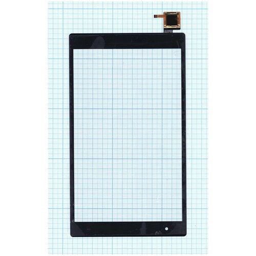 Сенсорное стекло (тачскрин) для Lenovo Tab 4 8 Plus TB-8704 черное tempered glass for lenovo tab 4 8 plus tb 8704f tb 8704x tb 8704n tb 8704 tablet screen protector film 8 0 inch guard 9h 0 3mm