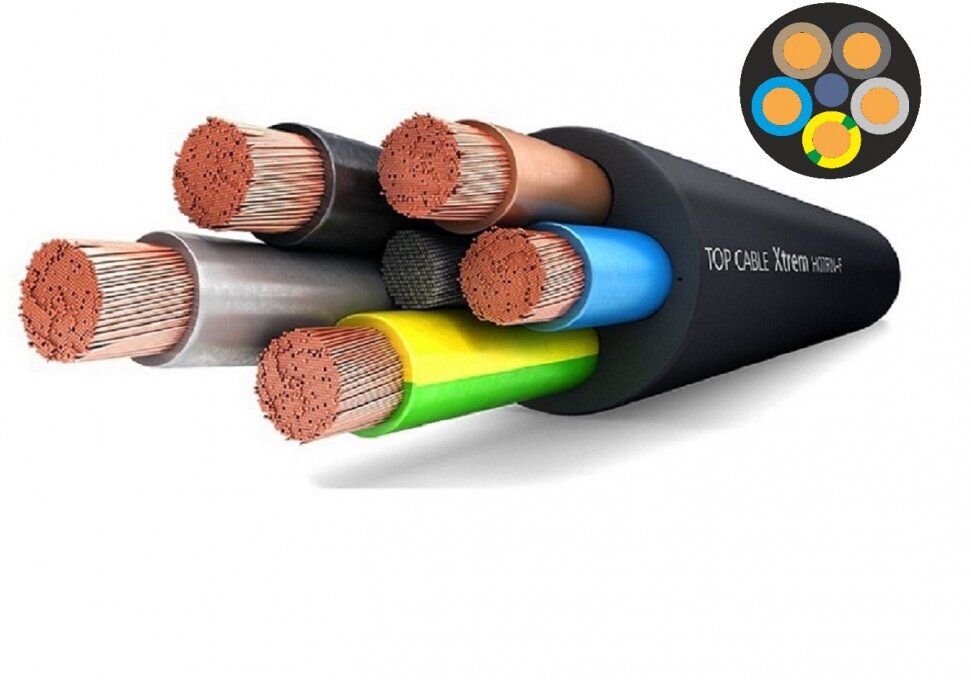 Top cable XTREM H07RN-F 5Х2,5 0,6 1kV Кабель силовой гибкий с изоляцией 10 м 3005002MR10RU