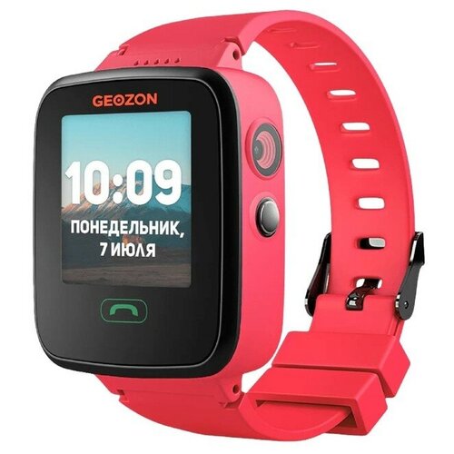 Детские смарт-часы Geozon Aqua G-W04PNK 144 IPS SIM камера GPS 600 мАч розовые 629800₽