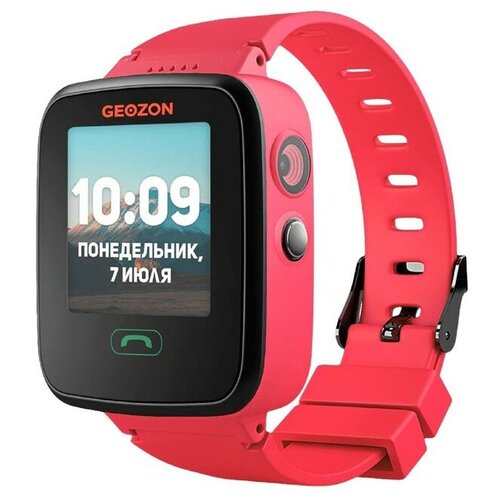 Детские смарт-часы Geozon Aqua G-W04PNK, 1.44", IPS, SIM, камера, GPS, 600 мАч, розовые