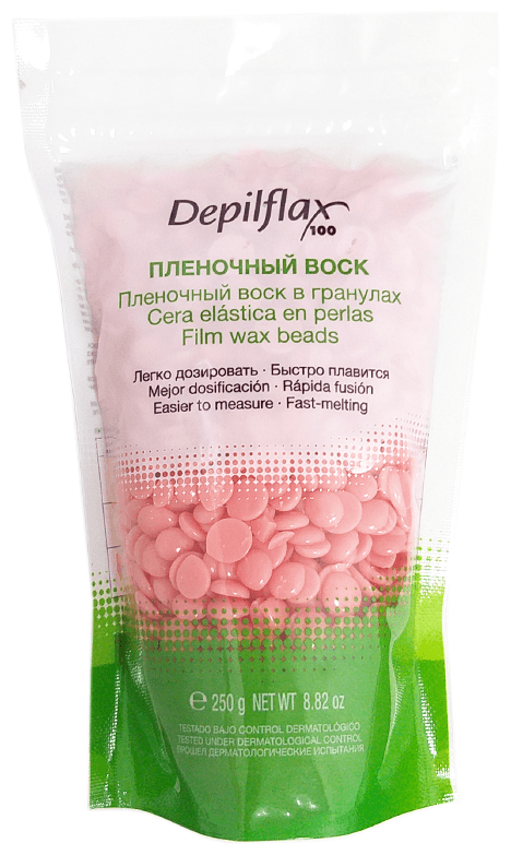 Depilflax Воск пленочный розовый в гранулах 250 мл 250 г розовый