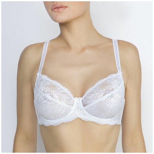 фото Бюстгальтер senselle by felina summer rose lace, размер 85g, white