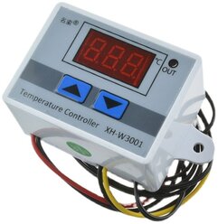 Терморегулятор XHW 3001/термостат Powergiant 220В до 1500Вт электронный, программируемый, цифровой, универсальный для /инфракрасного отопления/температуры/инкубатора/аквариума/реле нагрева охлаждения