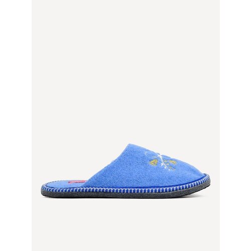 Тапочки  melitta shoes, текстиль, размер 38, голубой