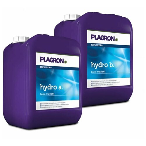 удобрение plagron hydro a b 1000 мл х 2 1 л х 2 Удобрение Plagron Hydro A+B 5 л (5л*2 шт.)