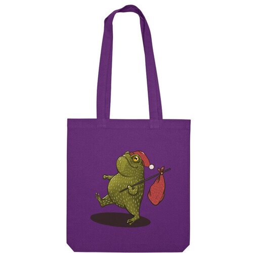 фото Сумка шоппер us basic, фиолетовый