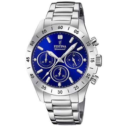 Наручные часы FESTINA Boyfriend, серебряный, синий наручные часы festina boyfriend синий серебряный