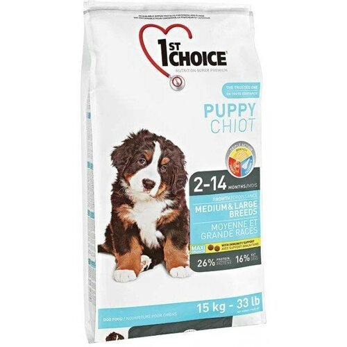 1st Choice для средних и крупных пород (0.35 кг) (3 штуки)