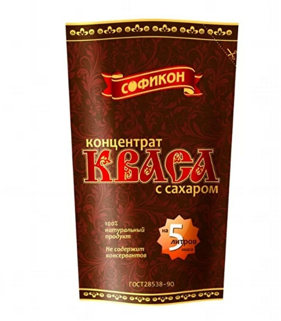 Концентрат Кваса с сахаром т. м. "Софикон" 500 гр.