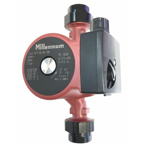 насос циркуляцонный mps 32 80 180 Циркуляционный насос Millennium MPS 25-80 (180 мм) (80 Вт) черный