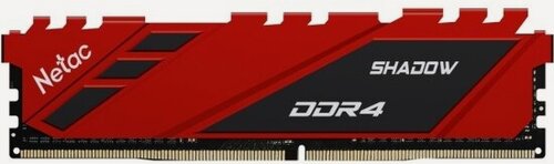 Изображение товара Оперативная память Netac DDR4 16Gb 2666MHz pc-21300 Shadow Red (NTSDD4P26SP-16R)