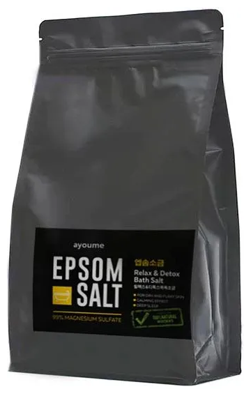 Соль для ванны английская Ayoume Epsom Salt, 800 г