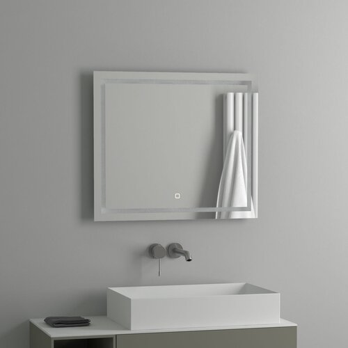 Зеркало Evoform Ledline BY 2434 70х60 зеркало настенное passo alta 70х60 темно коричневый