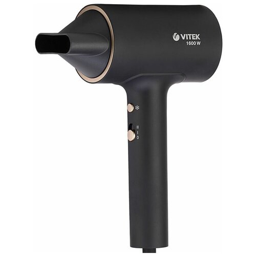 Фен VITEK 1305-VT-04 1600Вт черный 302900₽