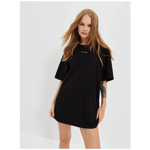 Футболка oversize me' с надписью 