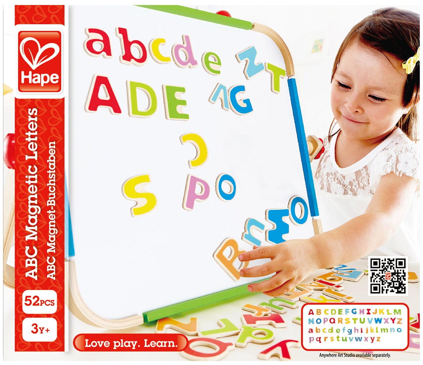 Игровой набор для детей Hape - магнитные буквы "Английский алфавит" E1047_HP