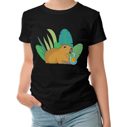 фото Футболка roly, размер s, черный