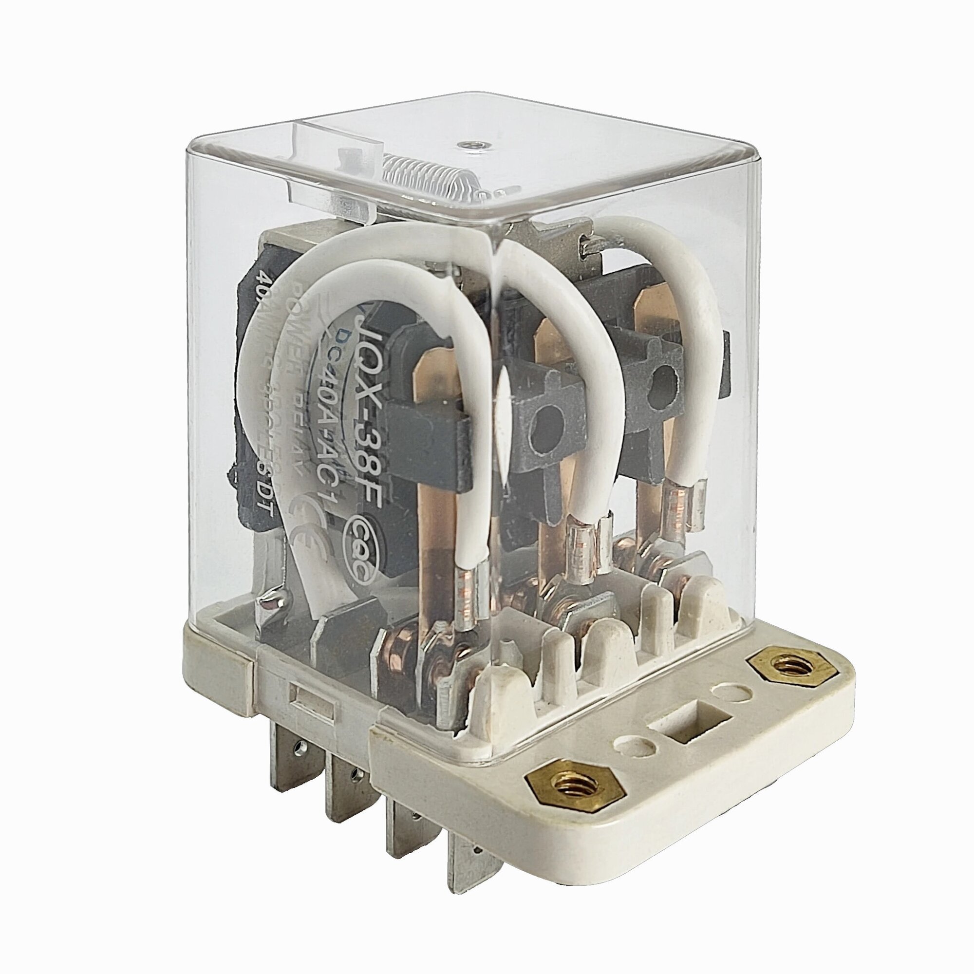 фото Реле JQX-38F 48Vdc 3 перекидных контакта, 40А, катушка 48В DC