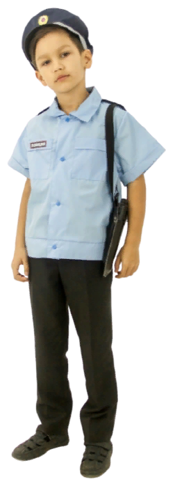 Детский костюм полицейского с кобурой ВК-61034 32-34/122-128