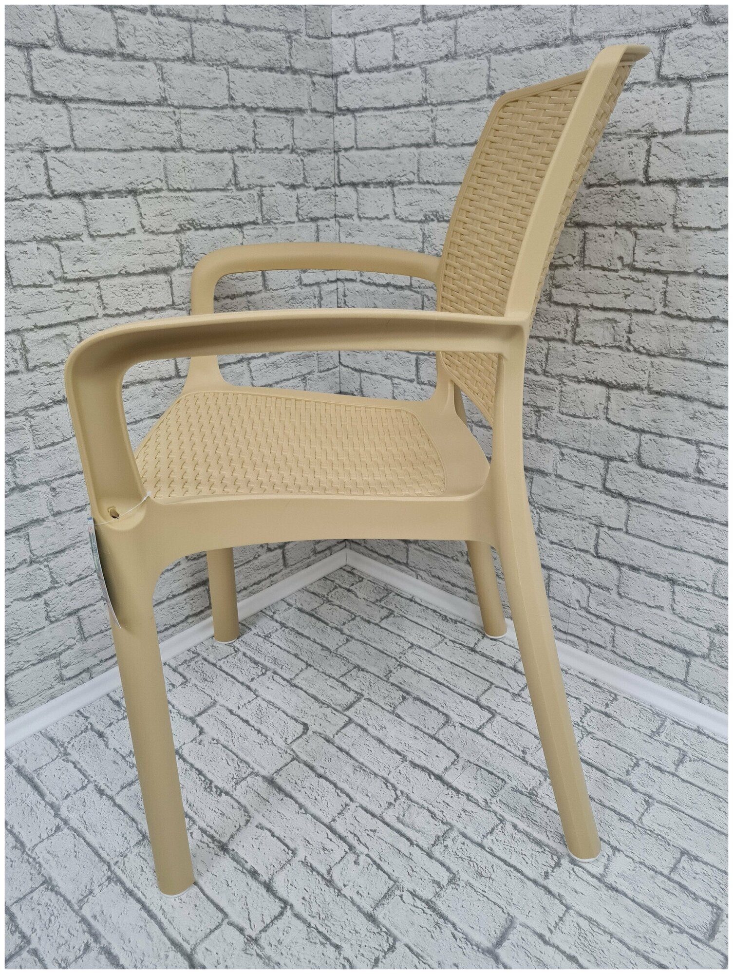 Кресло пластиковое комплект из 4-Х кресел RODOS 550х590х820 мм. - фотография № 4