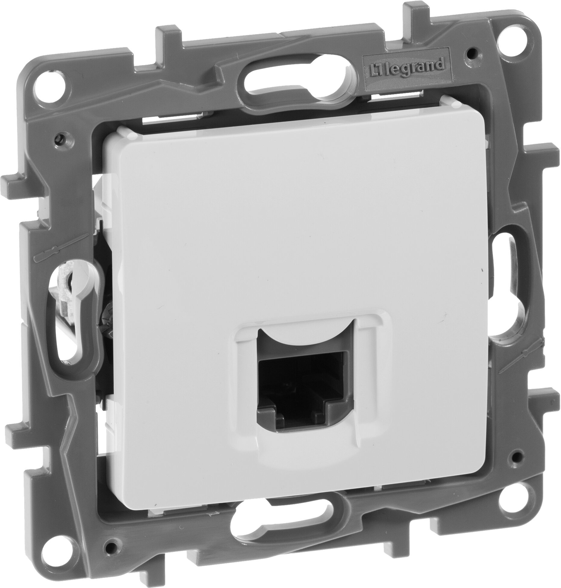 Legrand Etika Бел Розетка комп (RJ45) одинарная 5 кат. UTP 672241