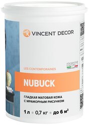 Декоративное покрытие Vincent Decor Nubuck белый 1 л