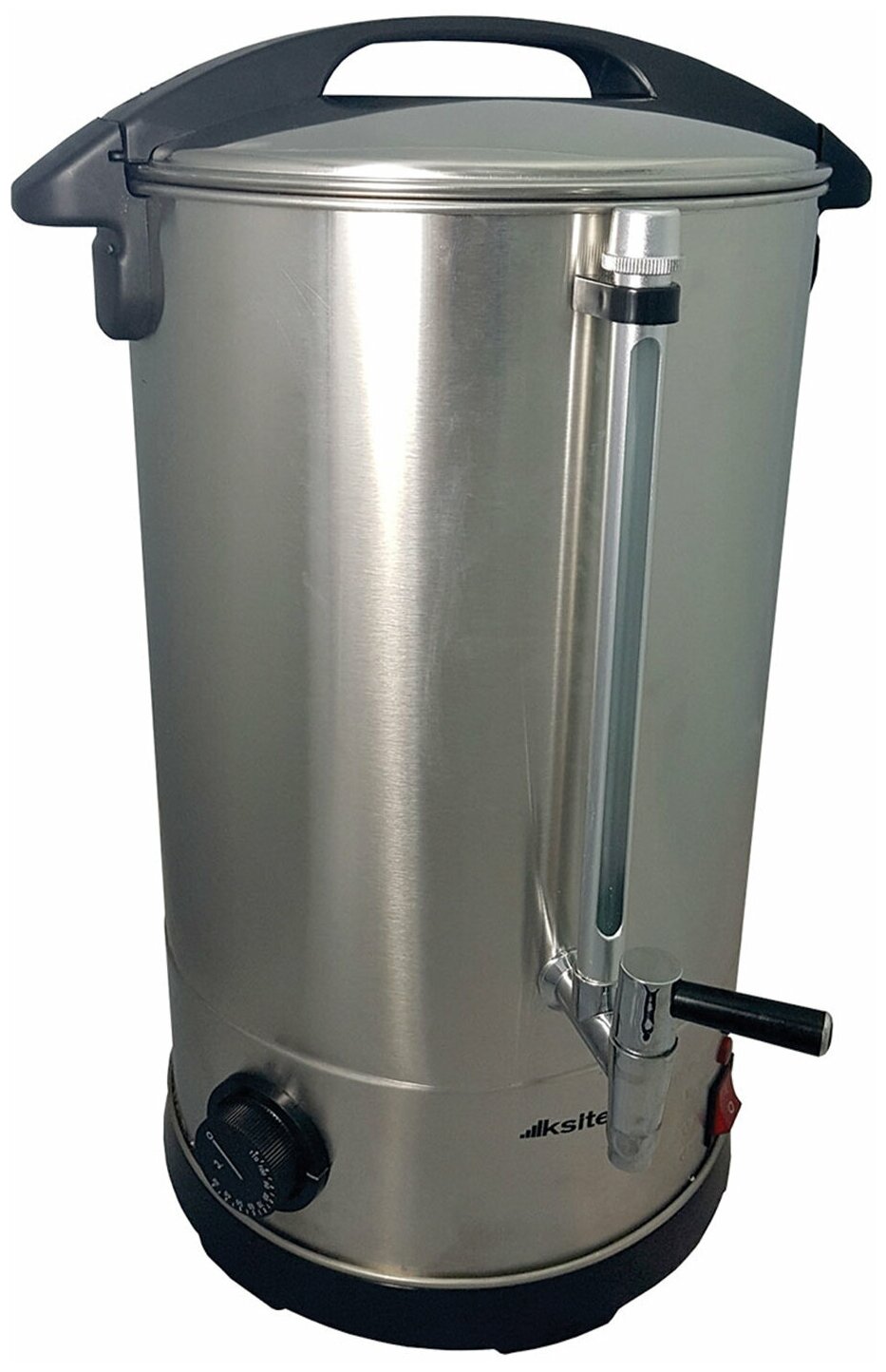 фото Кипятильник наливной KSITEX SKT-008L, объем 8 л, 950 Вт, двойной корпус, нержавеющая сталь, терморегулятор