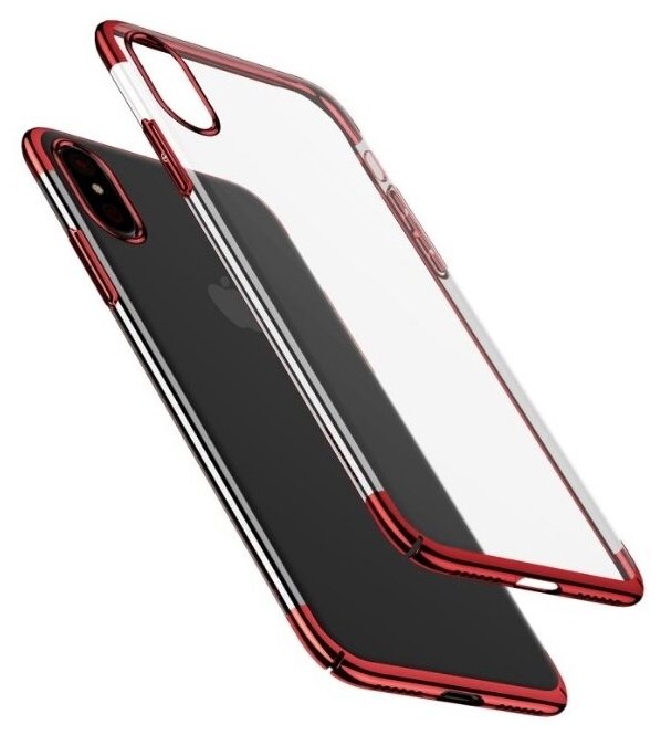 Чехол Baseus Glitter Case для iPhone XS Max Red