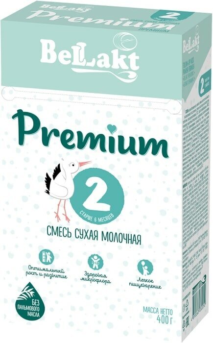 Смесь Bellakt Premium 2 молочная 400г