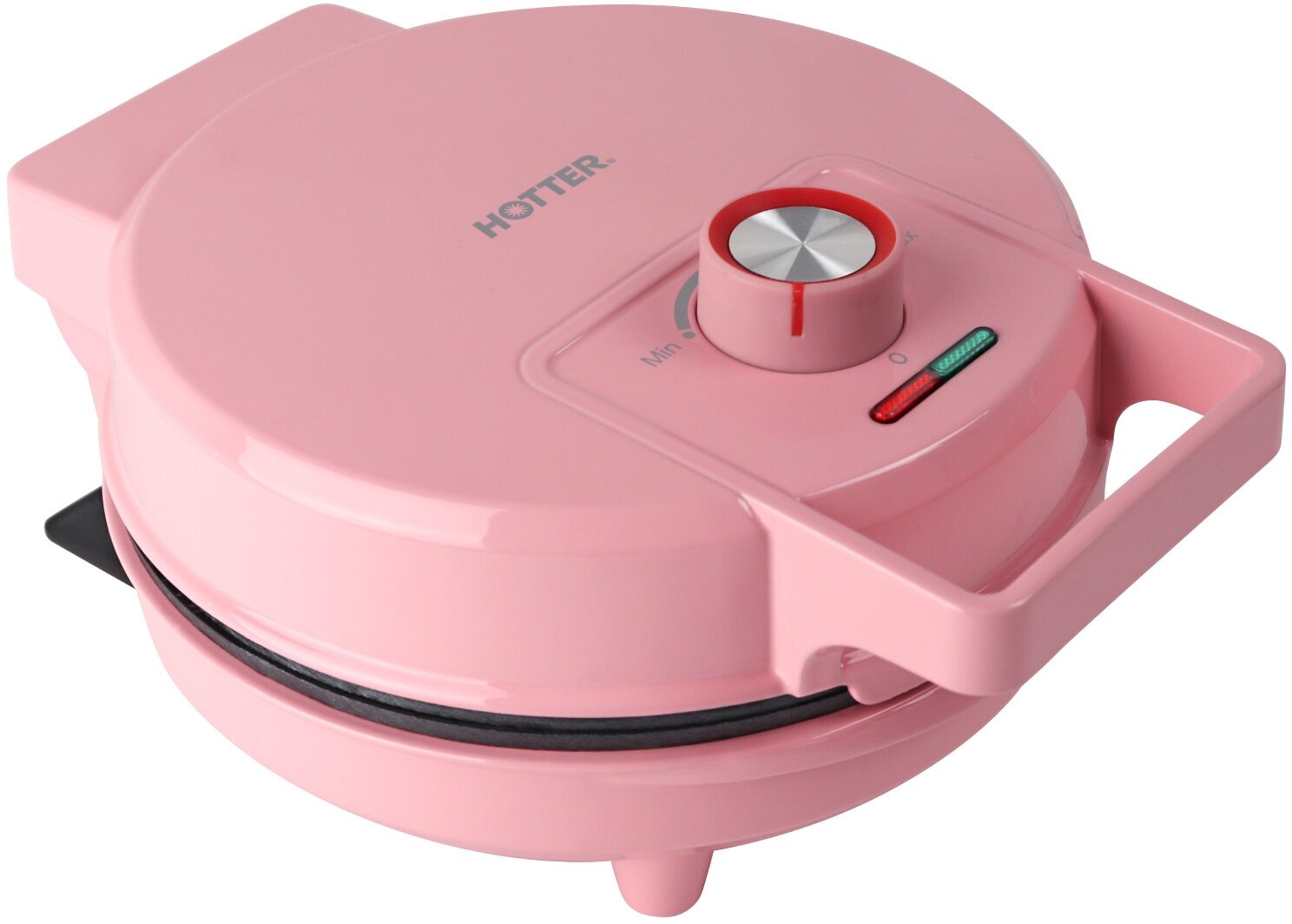 Вафельница электрическая с регулятором температуры HOTTER HX-1168P ,"Цветок", 1200 Вт, розовая - фотография № 10