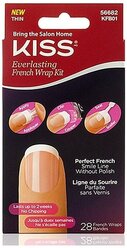 Накладные ногти KISS Everlasting French Wrap Kit KFB01 бесцветный 28 шт.