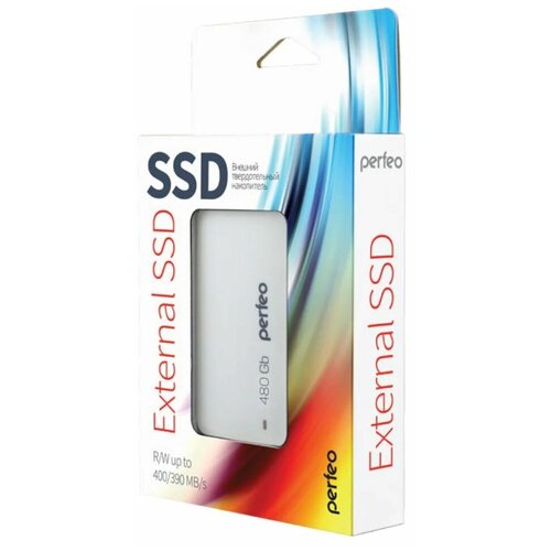 SSD диск Perfeo USB 3.1 External 480GB, белый