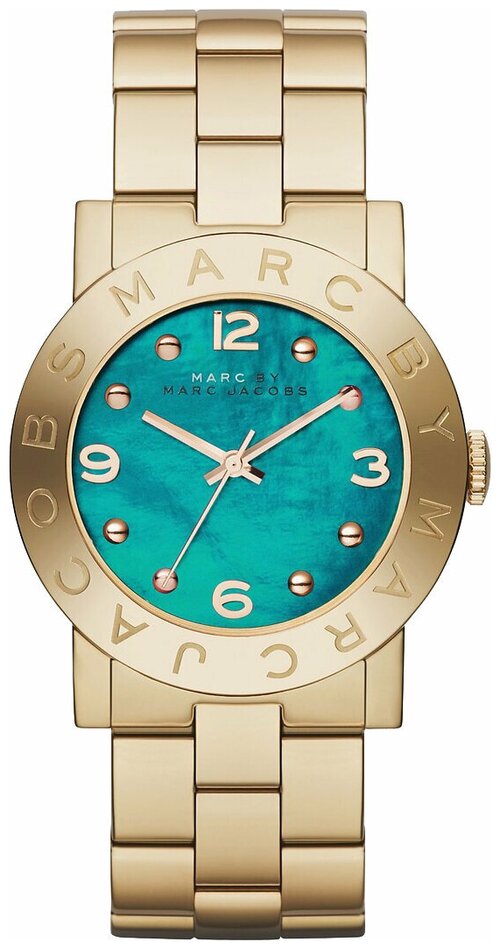 Наручные часы MARC JACOBS MBM8624, голубой, золотой