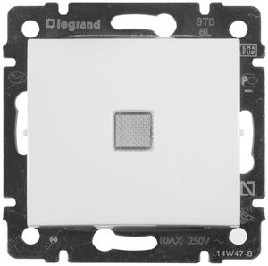 <b>Выключатель</b> <b>Legrand</b> 774426 <b>Valena</b>, 10 А Переключатель на два направления с подсветкой - <b>Valena</b> - 10 