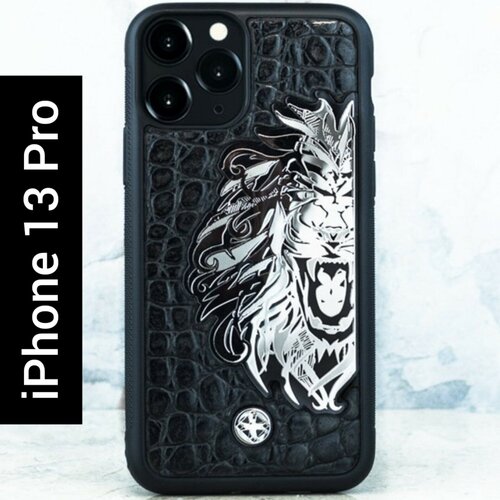 Чехол iPhone 13 Pro - Euphoria HM Premium Noble Lion MiniCROC - Лев