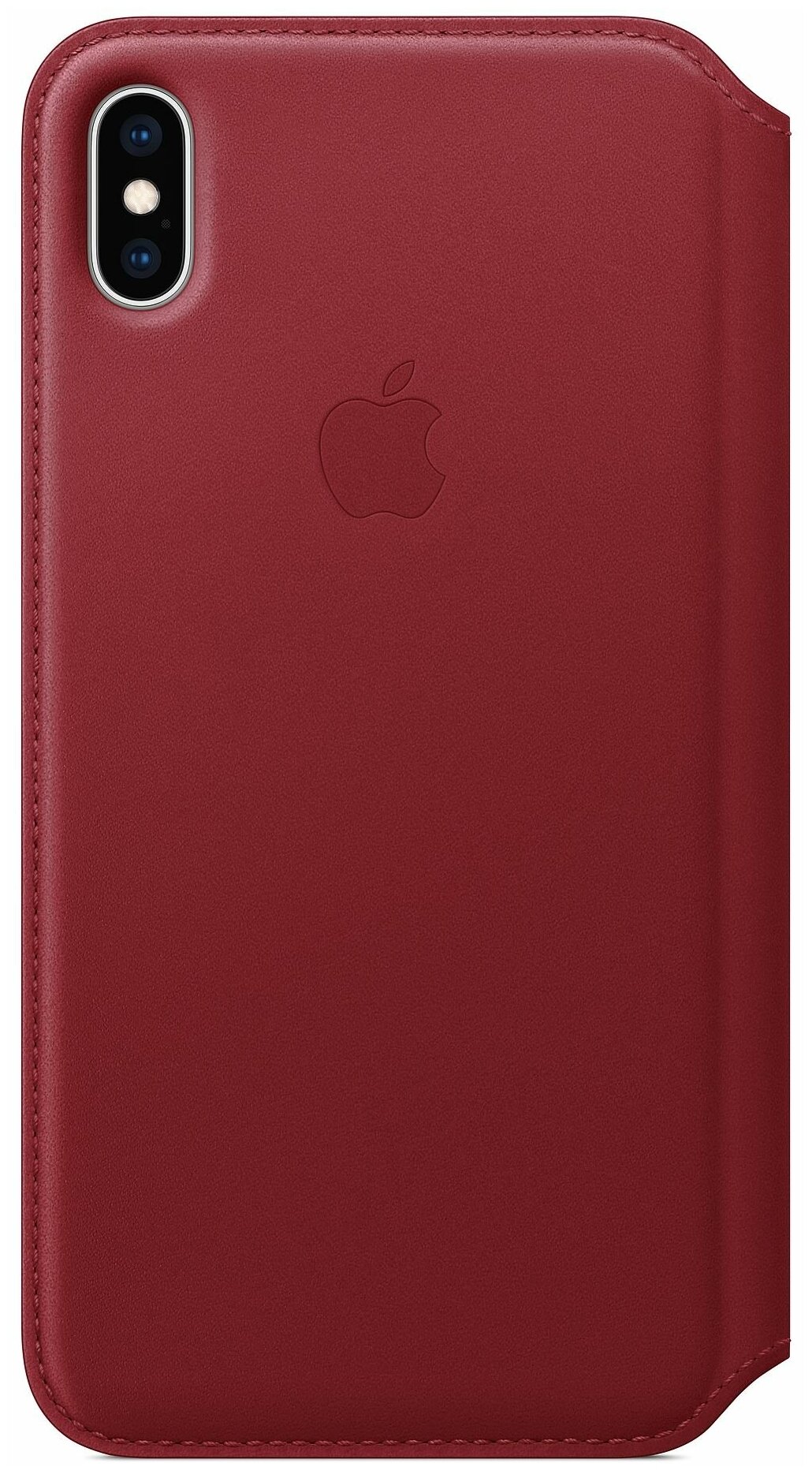 Чехол-книжка Apple Leather Folio iPhone XS Max Red (Красный) MRX32ZM/A