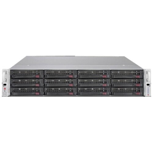 Сервер Supermicro SuperStorage 6029P-E1CR12T без процессора/без накопителей/количество отсеков 2.5