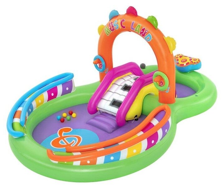 Игровой центр Bestway "Sing 'n Splash", 295×190×137 см, надувной — фото 1
