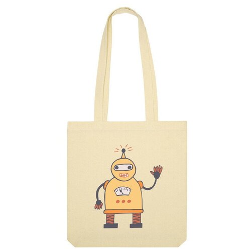 фото Сумка шоппер us basic, бежевый