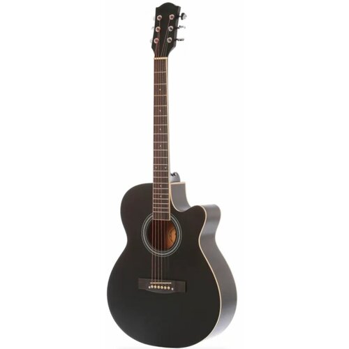 Акустическая гитара Elitaro E4020 BK, матовая, черная,40