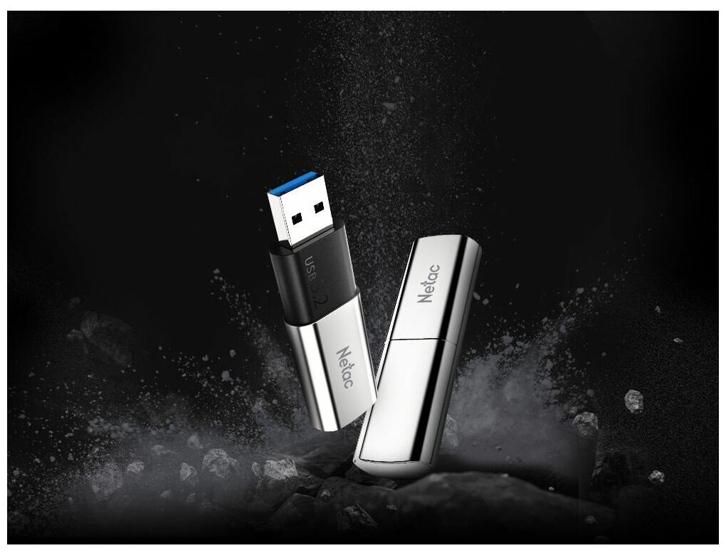 Носитель информации Netac US2 USB3.2 Solid State Flash Drive 256GB,up to 530MB/450MB/s (NT03US2N-256G-32SL) - фото №5