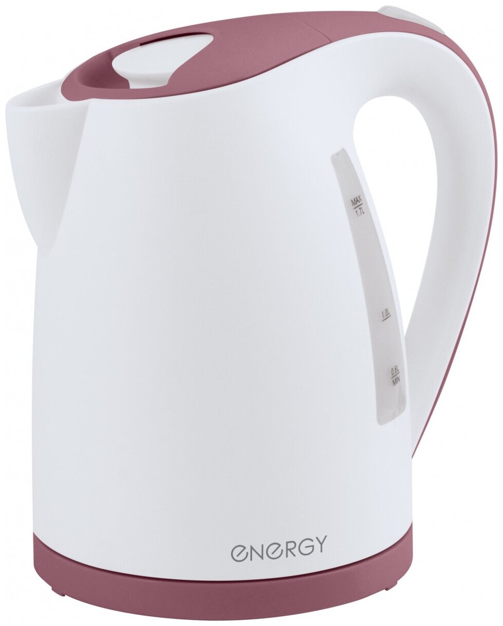 Чайник ENERGY E-285 (1,7 л, диск) пластик, розовый