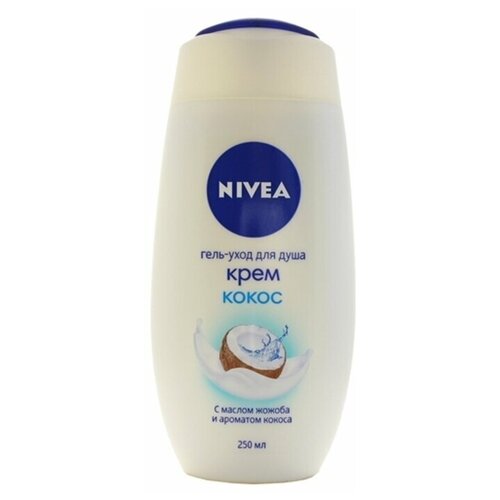 Гель-уход для душа Nivea Крем и Кокос, 250 мл