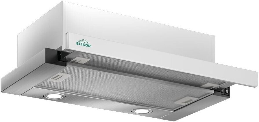 Вытяжка ELIKOR ИнтеGLASS 45Н-400-В2Д (нерж/стекло черное)
