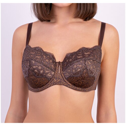 фото Бюстгальтер milavitsa восторг, размер 75f, миндаль в шоколаде