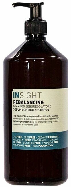 Insight шампунь Rebalancing Sebum Control против жирной кожи головы, 900 мл