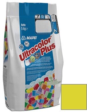 Затирка цементная Mapei Ultracolor Plus 150 желтая 5 кг