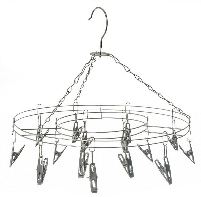 фото Сушилка для белья подвесная 31x31 см "Стиль" 15 прищепок