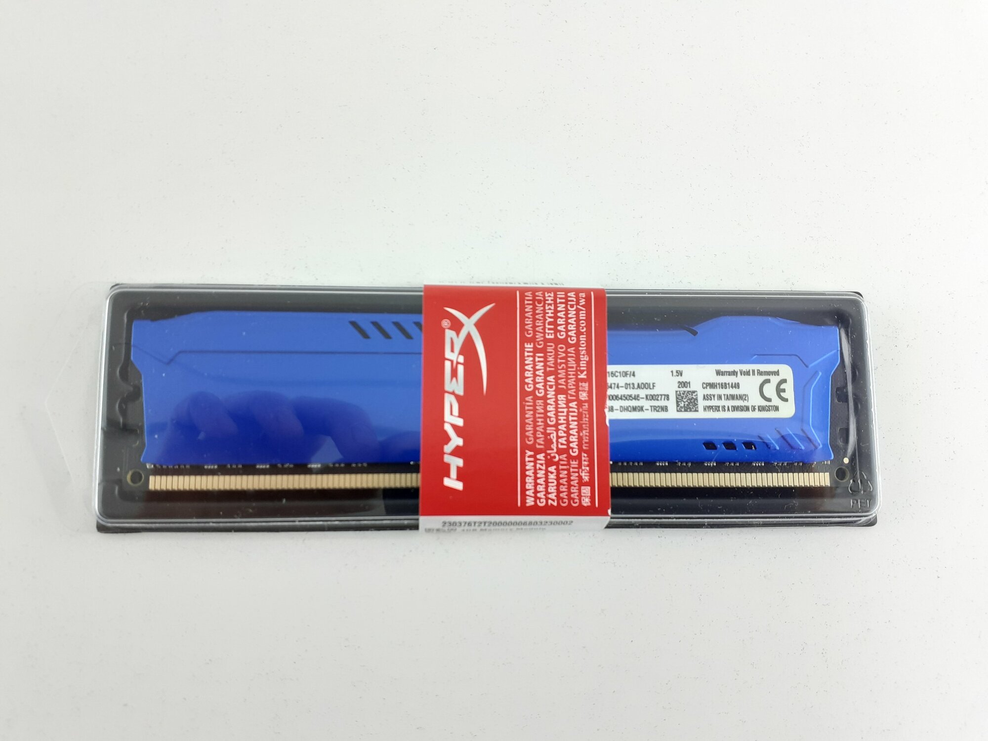 Оперативная память HyperX Fury 4 ГБ DDR3 1600 МГц DIMM CL10 HX316C10F/4